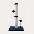 34-Inch High Cat Scratching Post Premium Basic Cat Scratching Indoor Sisal Scratching Post Tree Strap Hanging Ball for Adult Cat