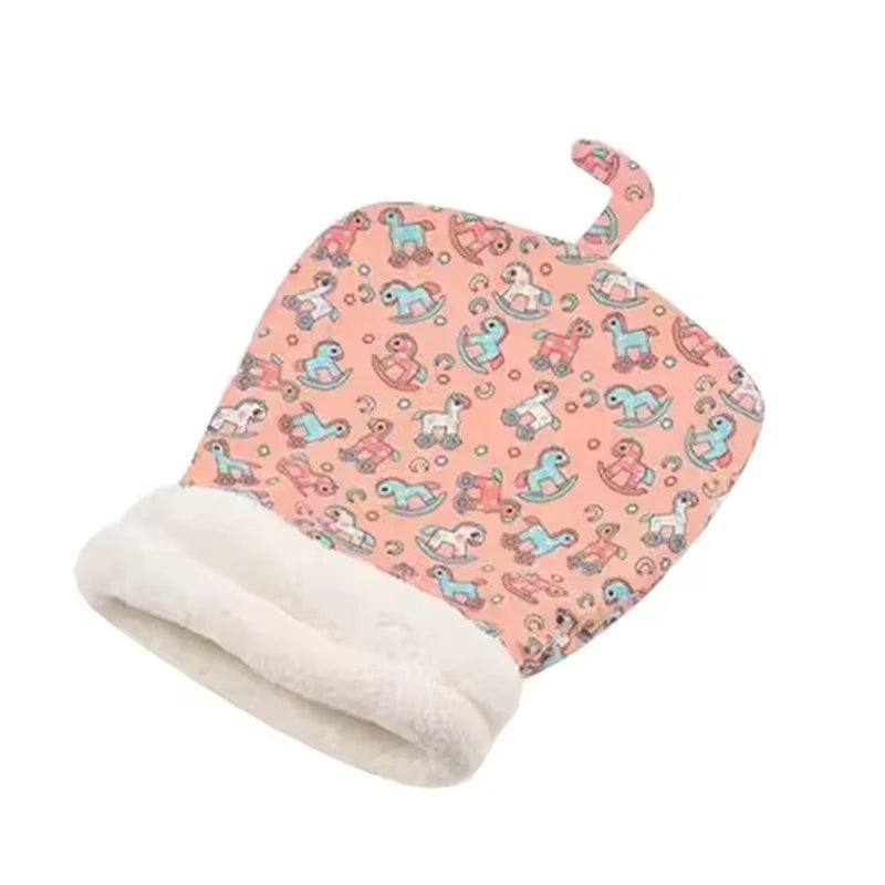 Winter Cat Cave Bed Self Warming Pet Mat Washable Cat Sleeping Bag Enclosed Fleece Lined Pet Bed Indoor Pet Nest pet supplies
