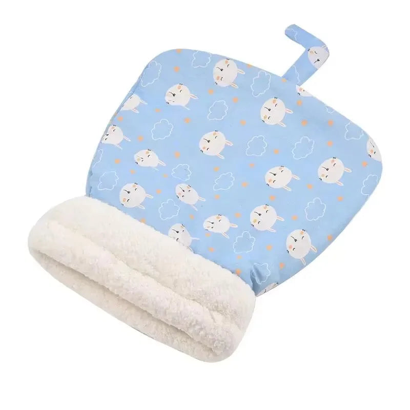 Winter Cat Cave Bed Self Warming Pet Mat Washable Cat Sleeping Bag Enclosed Fleece Lined Pet Bed Indoor Pet Nest pet supplies